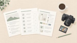 商品撮影の依頼書・指示書テンプレートと書き方